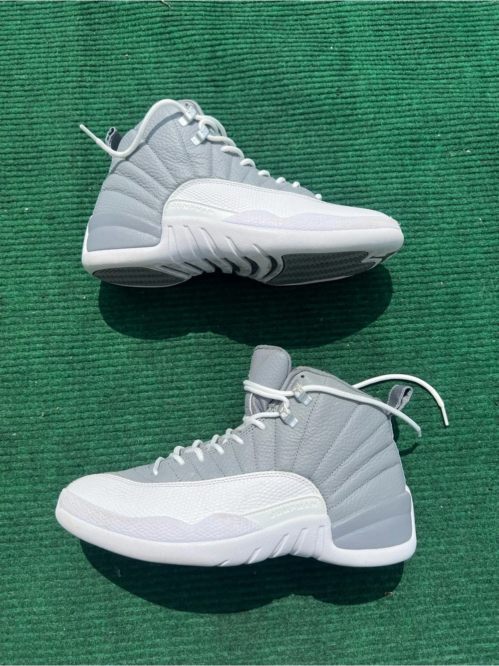 Air Jordan 12 Retro 'Stealth' 2022 Men’s Size 9 MISSING RIGHT INSOLE